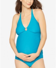A Pea In The Pod Maternity Ruched Tankini Swimsuit