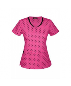 HeartSoul Dot You Forget It v-neck print top - Dot You Forget It 