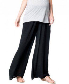 A Pea In The Pod Maternity Smocked Wide-Leg Pants