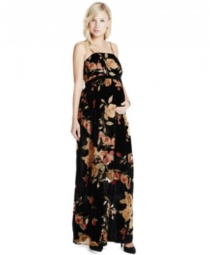 Jessica Simpson Maternity Floral-Print Maxi Dress
