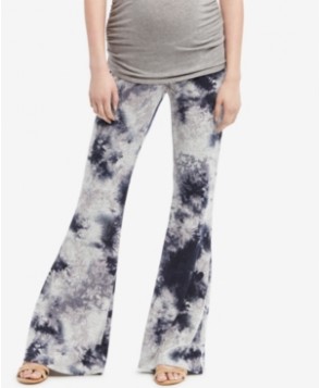 Wendy Bellissimo Maternity Tie-Dyed Flared Pants