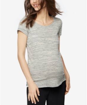 A Pea In The Pod Maternity Cutout Short-Sleeve Top