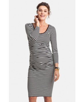 Isabella Oliver 'Hayfield' Stripe Maternity Dress