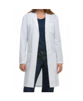 Dickies Professional Whites unisex 4 inch lab coat - White - 