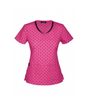 HeartSoul Dot You Forget It v-neck print top - Dot You Forget It 