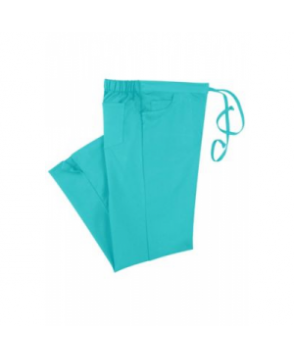 Ultra Soft Scrubs elastic back drawstring scrub pants - Water Blue 