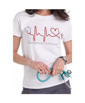 Scrubs & Beyond Nurses Appreciation short sleeve tee - White 